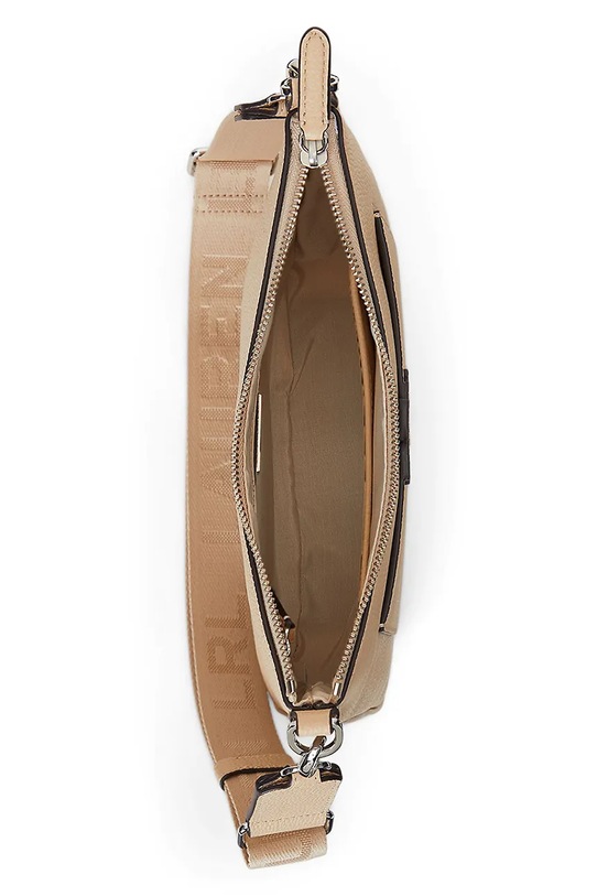Usnjena torbica Lauren Ralph Lauren bež 431970152
