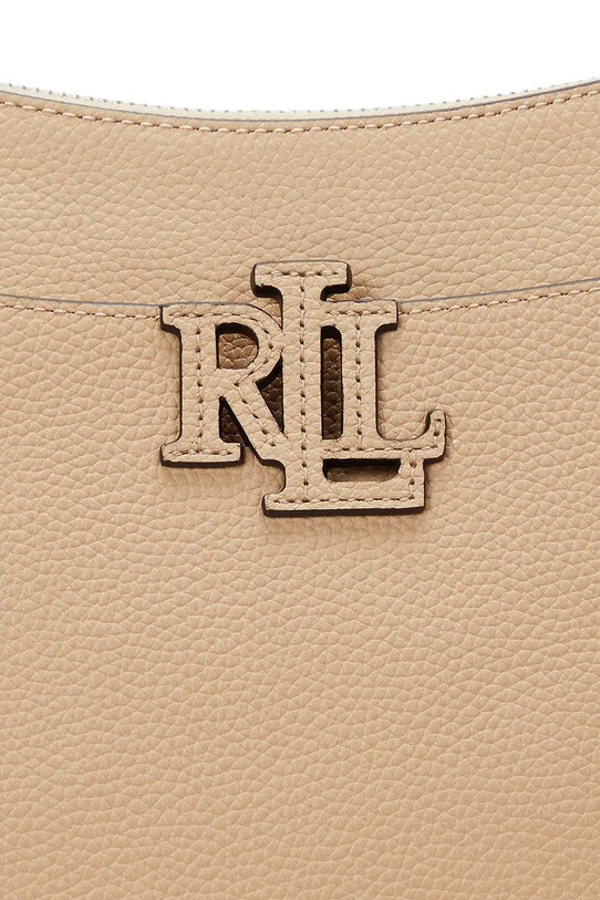 Usnjena torbica Lauren Ralph Lauren 431970152 bež