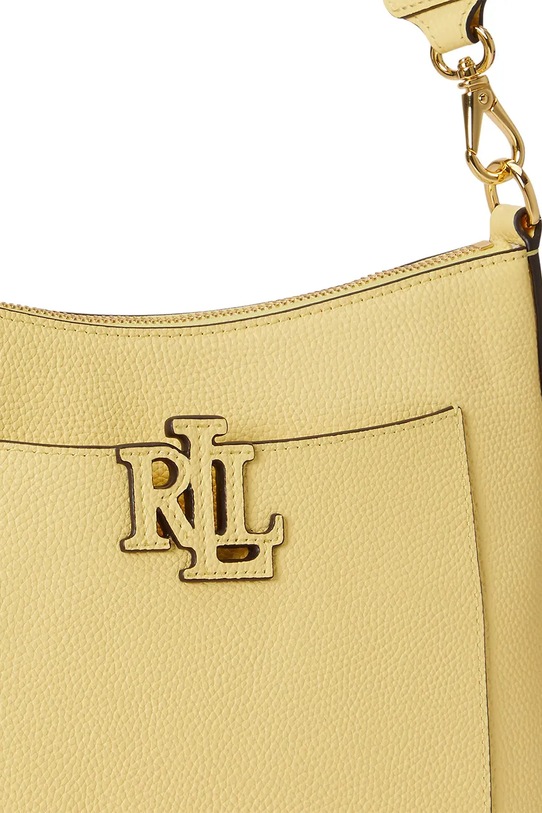 Lauren Ralph Lauren torebka crossbody damska skórzana 431970152 żółty