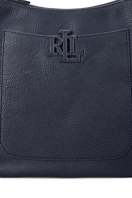 Kožená kabelka Lauren Ralph Lauren 431970152 námořnická modř