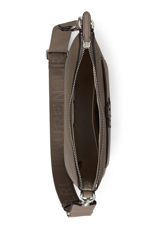 Kožená kabelka Lauren Ralph Lauren hnedá 431970152