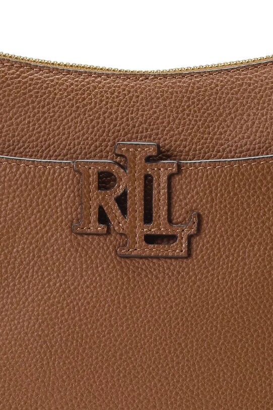 Кожаная сумочка Lauren Ralph Lauren коричневый 431970152