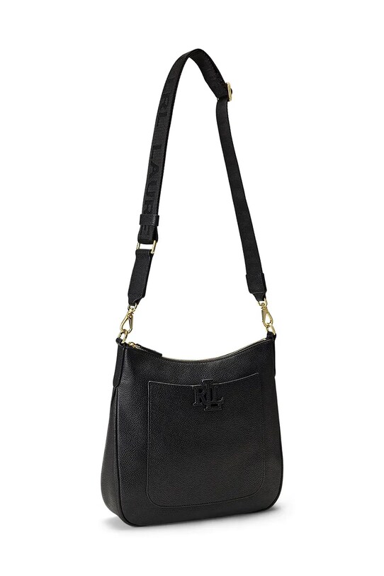 Doplnky Kožená kabelka Lauren Ralph Lauren 431970152 čierna