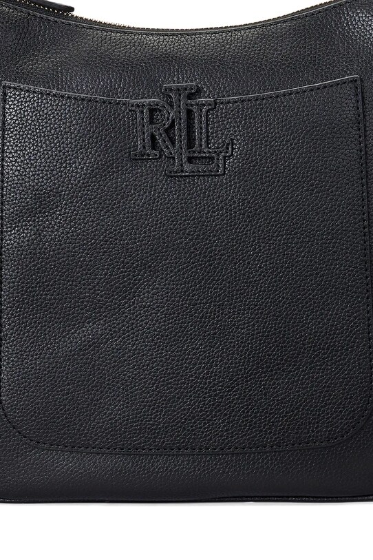 Kožená kabelka Lauren Ralph Lauren 431970152 čierna