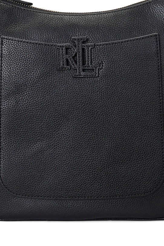 Шкіряна сумочка Lauren Ralph Lauren 431970152 чорний