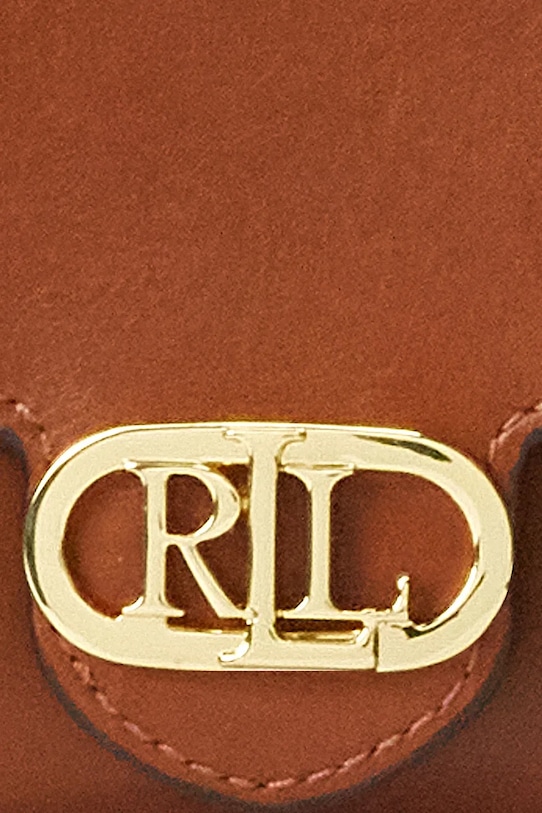 Шкіряна сумочка Lauren Ralph Lauren 432964152 коричневий