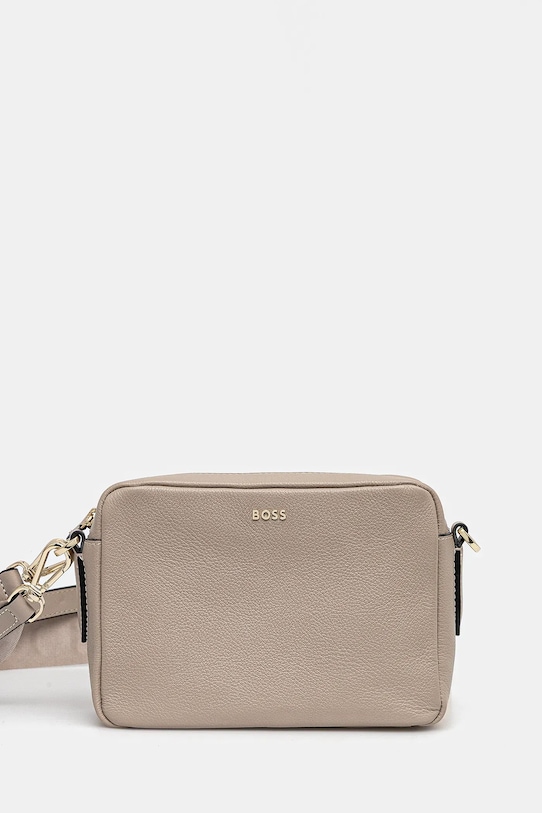 BOSS torebka skóra licowa brązowy 50535985