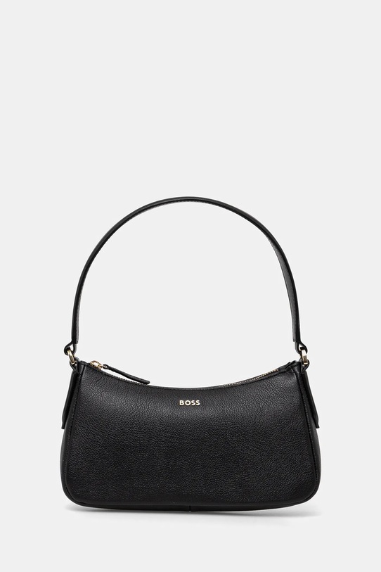 Kabelka BOSS přírodní kůže černá 50535986
