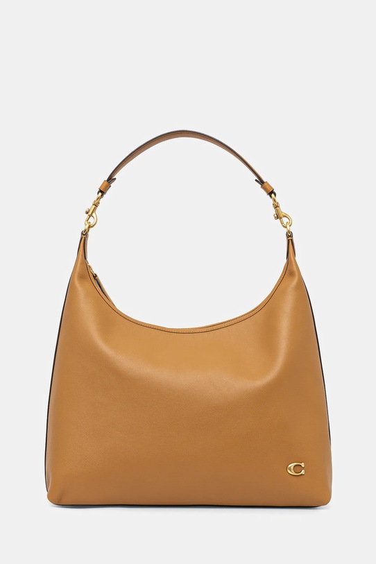 Kabelka Coach JULIET přírodní kůže hnědá CY817
