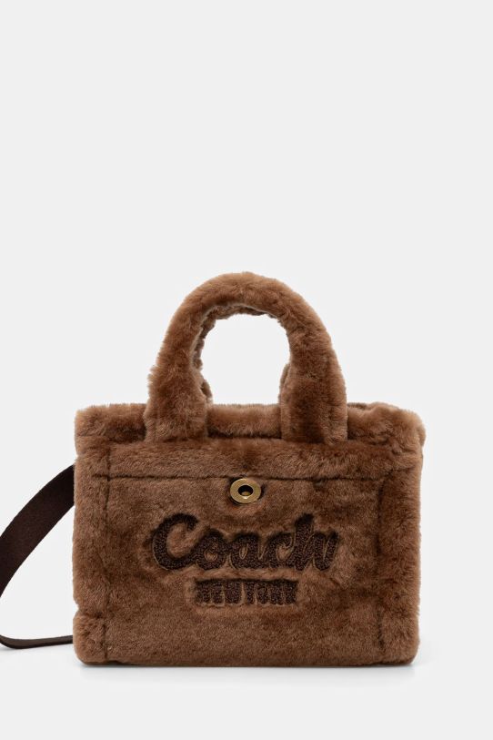 Сумочка Coach синтетический коричневый CZ101