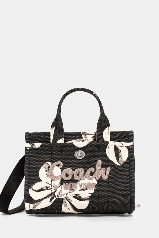 Сумочка Coach узор чёрный CZ102