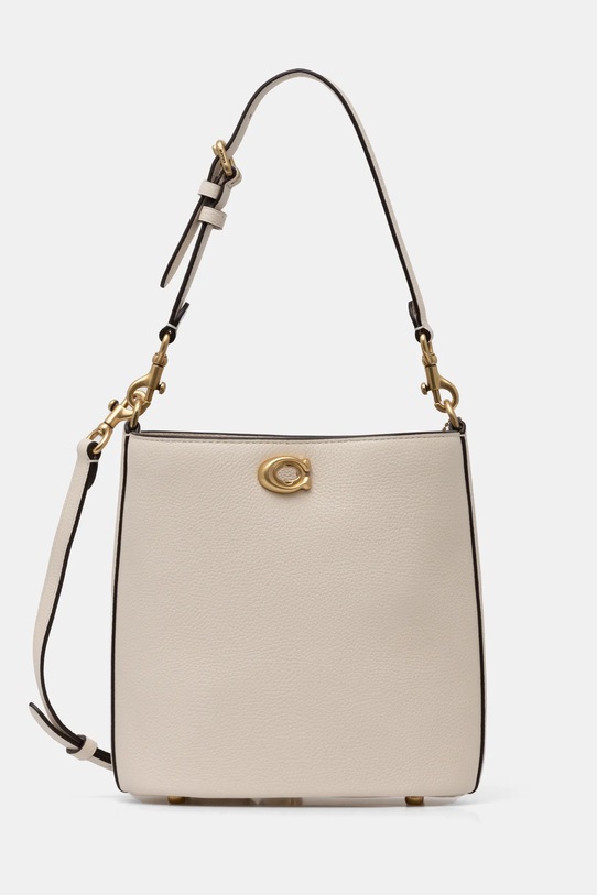 Kabelka Coach WILLOW přírodní kůže béžová CW625