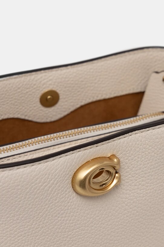 Accesorii Coach poseta WILLOW CW625 bej