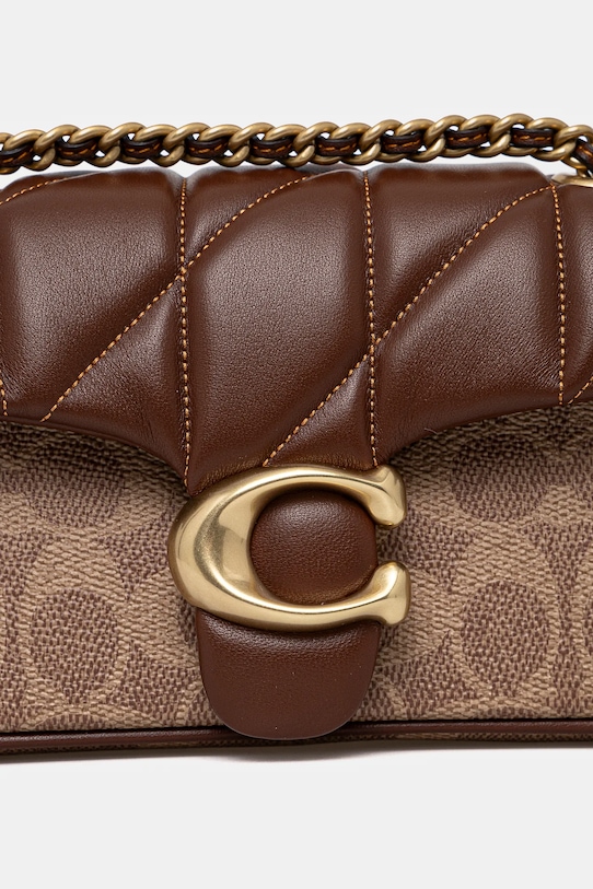 Akcesoria Coach torebka TABBY CY816 beżowy