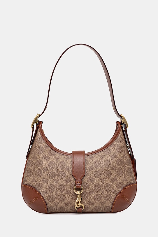 Coach torebka skóra licowa beżowy CY934