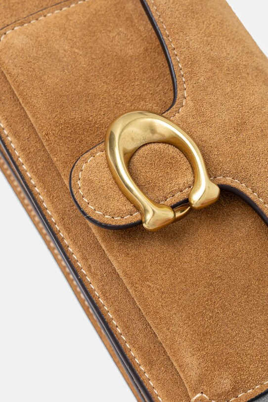 Τσάντα σουέτ Coach TABBY μπεζ CY929