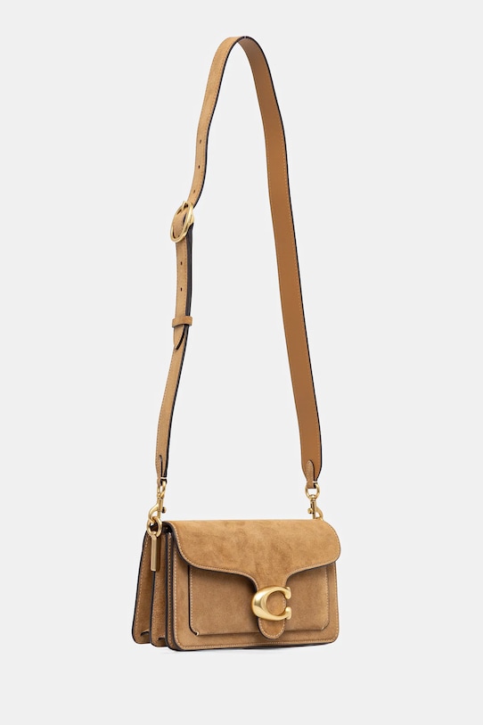 Замшевая сумочка Coach TABBY CY930 бежевый SS25