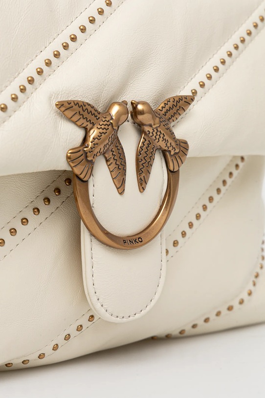 Кожена чанта Pinko бежов 100038.A26T