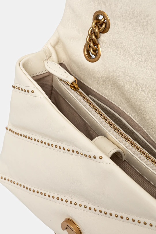 Кожена чанта Pinko 100038.A26T бежов