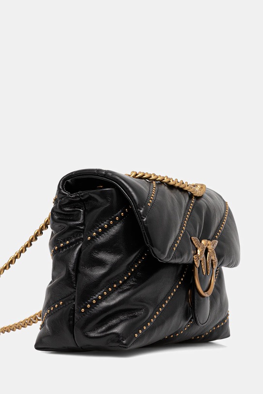 Кожена чанта Pinko 100038.A26T черен SS25