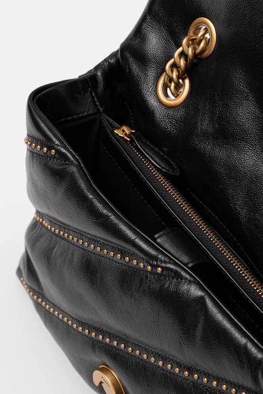 Кожена чанта Pinko 100038.A26T черен