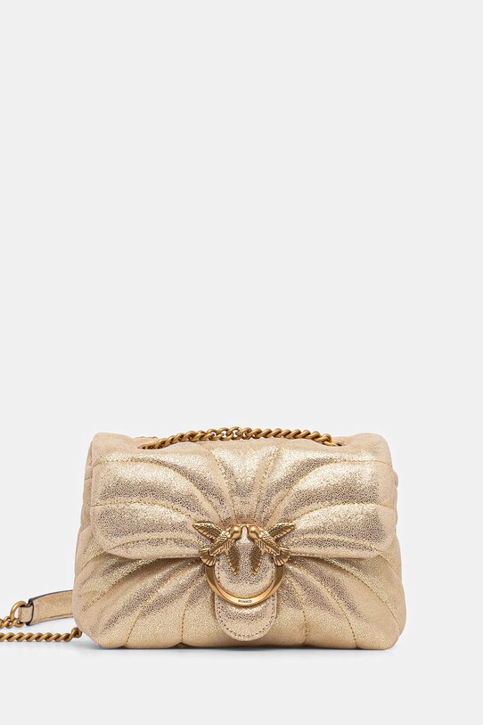Замшева сумочка Pinko замша золотий 100039.A27F