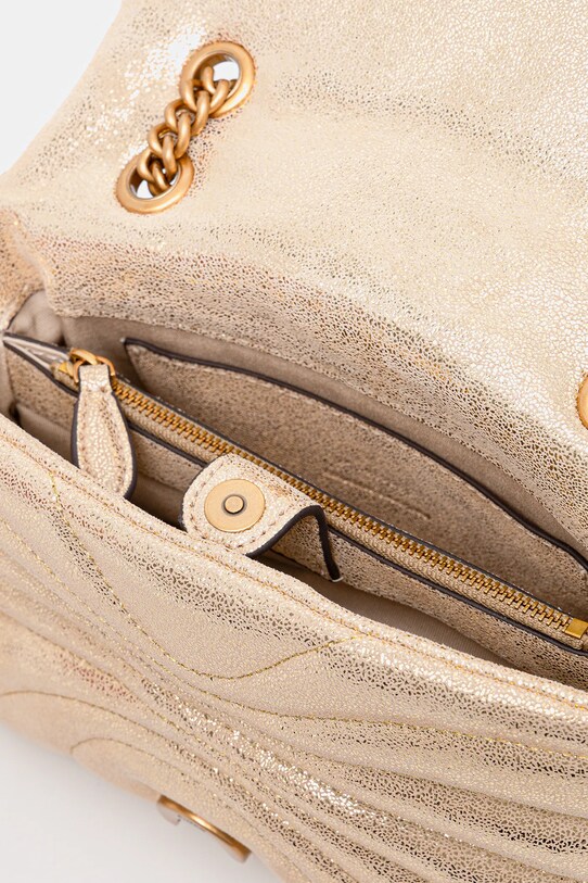 Pinko borsa in pelle scamosciata 100039.A27F oro
