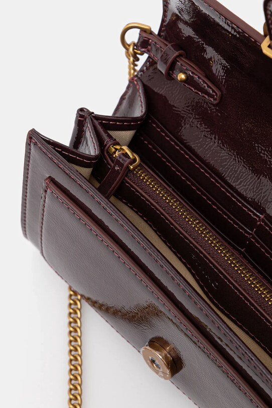 Pinko torebka 100062.A1UV bordowy