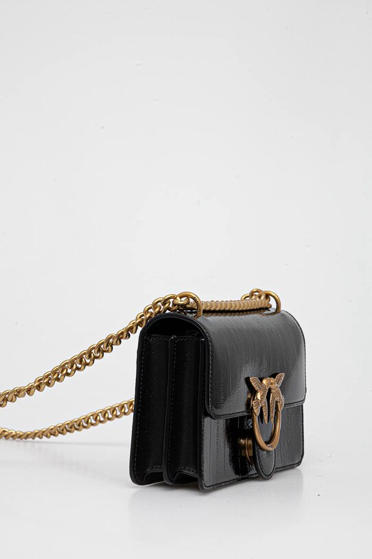 Kožená kabelka Pinko 100074.A1VE černá SS25