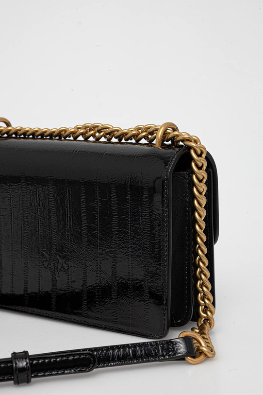 Kožená kabelka Pinko černá 100074.A1VE