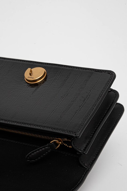 Kožená kabelka Pinko 100074.A1VE černá