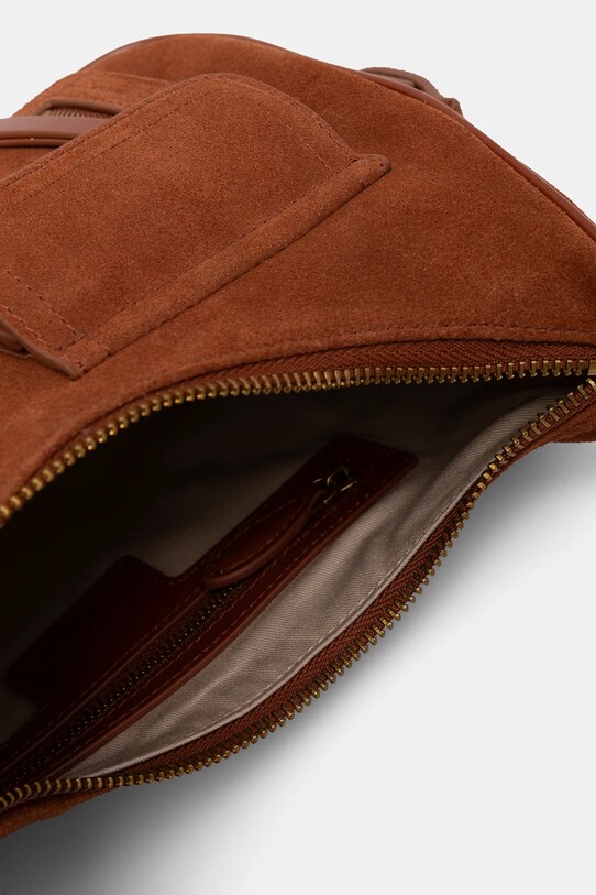 Замшева сумочка Pinko 102794.A29N коричневий