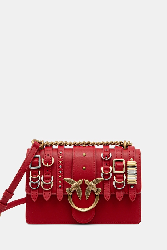Pinko poseta de piele nu incape in A4 rosu 103335.A26K