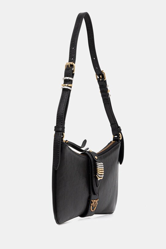 Кожена чанта Pinko 103512.A29V черен SS25