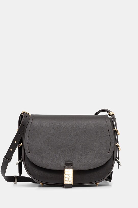 Кожаная сумочка Pinko кожа серый 103830.A270