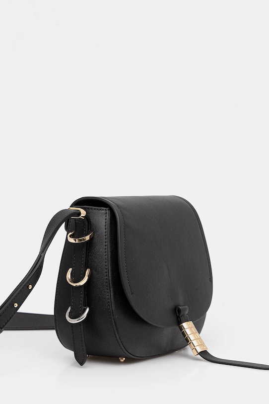 Kožená kabelka Pinko 103830.A270 čierna SS25