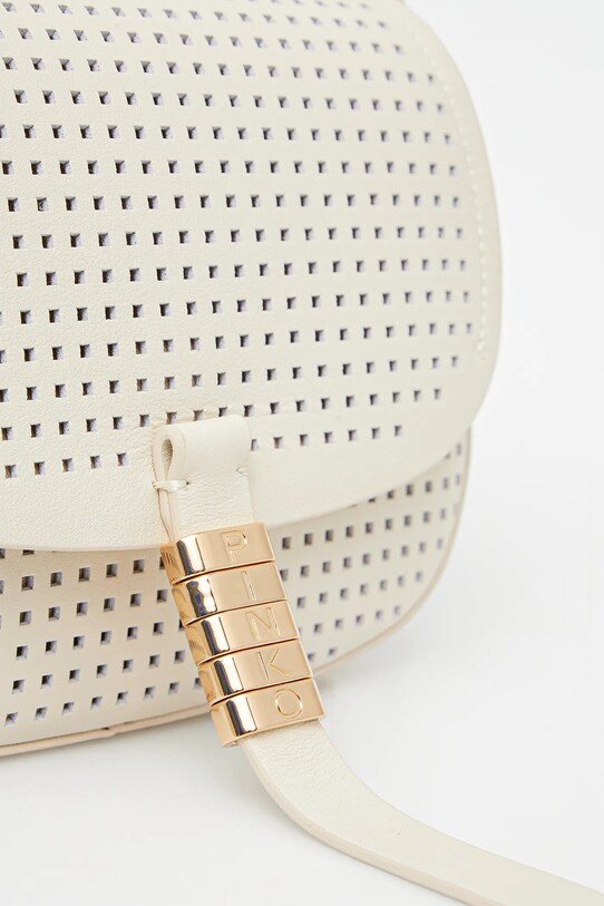 Pinko torebka skórzana beżowy 103831.A11W