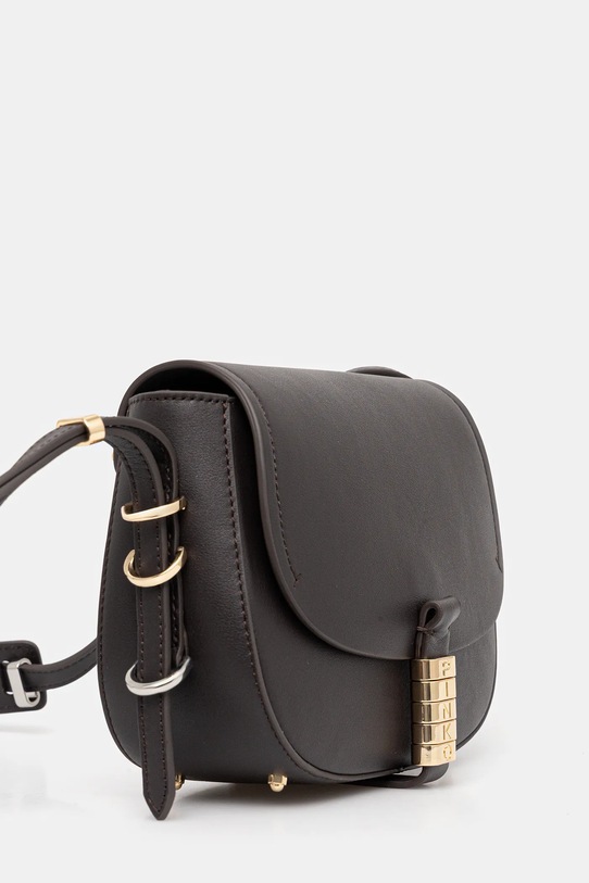 Pinko poșetă de piele 103831.A270 gri SS25