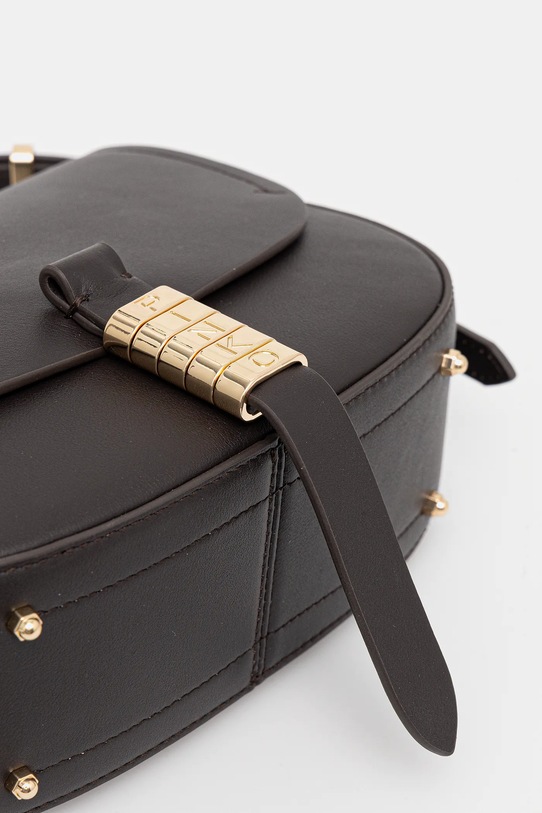 Pinko poșetă de piele gri 103831.A270