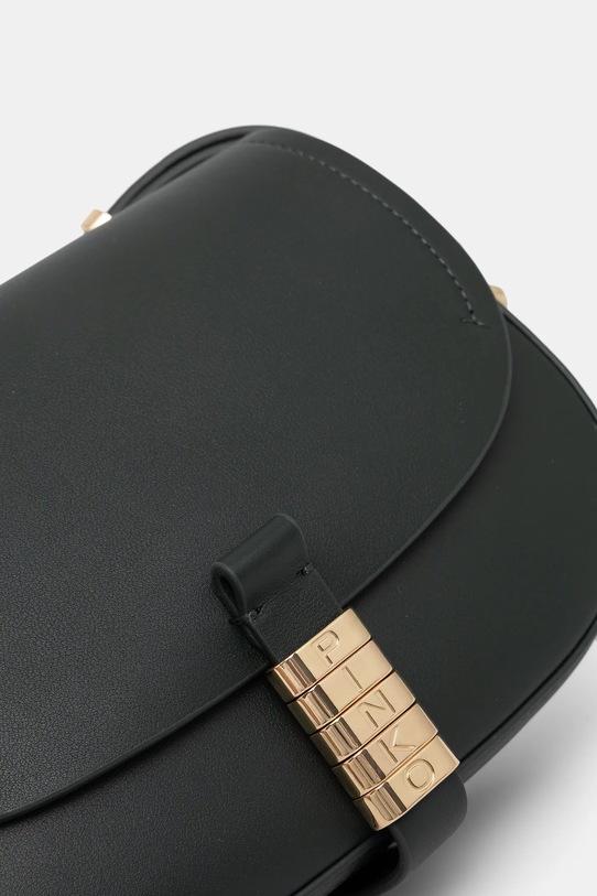 Pinko poșetă de piele verde 103831.A270