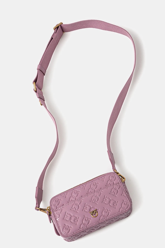 Kožená kabelka Pinko 104292.A1YB ružová SS25