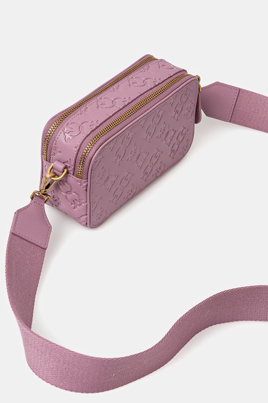 Kožená kabelka Pinko ružová 104292.A1YB