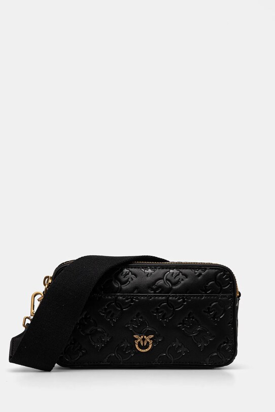 Кожаная сумочка Pinko кожа чёрный 104292.A1YB