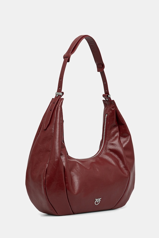 Шкіряна сумочка Pinko 104295.A26J бордо SS25