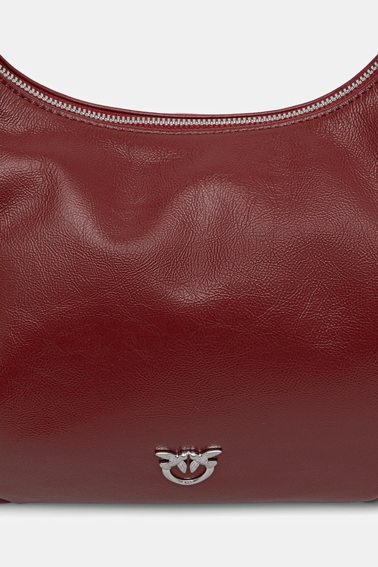 Шкіряна сумочка Pinko бордо 104295.A26J