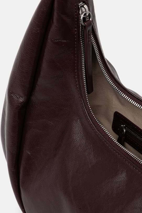 Pinko poșetă de piele 104295.A26J burgundia