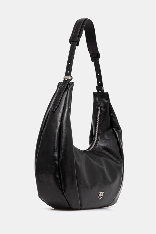 Kožená kabelka Pinko 104295.A26J čierna SS25