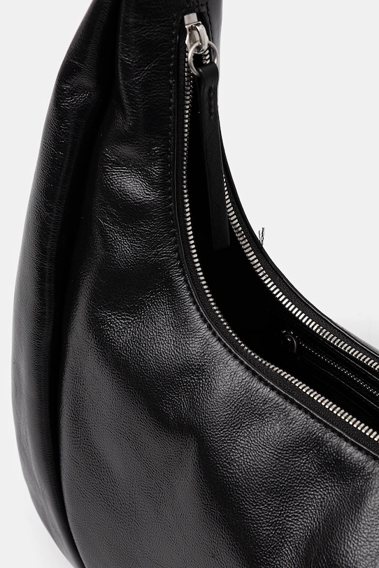 Kožená kabelka Pinko 104295.A26J čierna