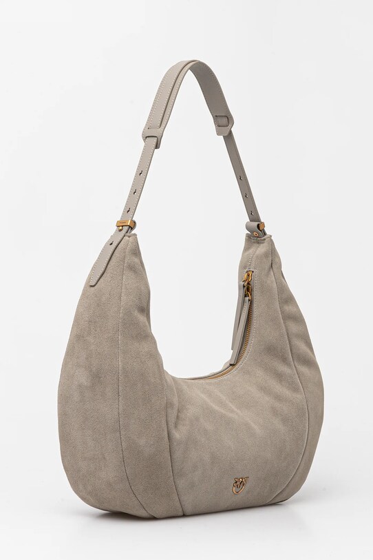 Замшева сумочка Pinko 104295.A29N сірий SS25
