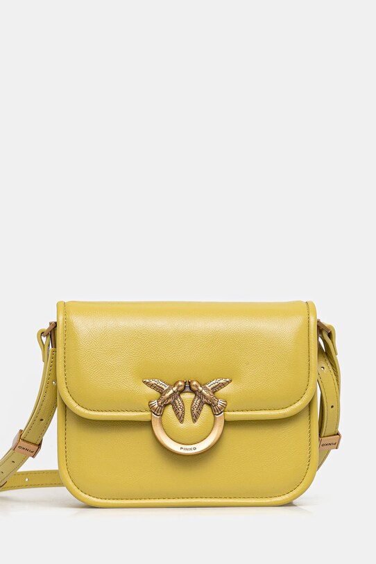 Pinko torebka skóra licowa zielony 104297.A26J